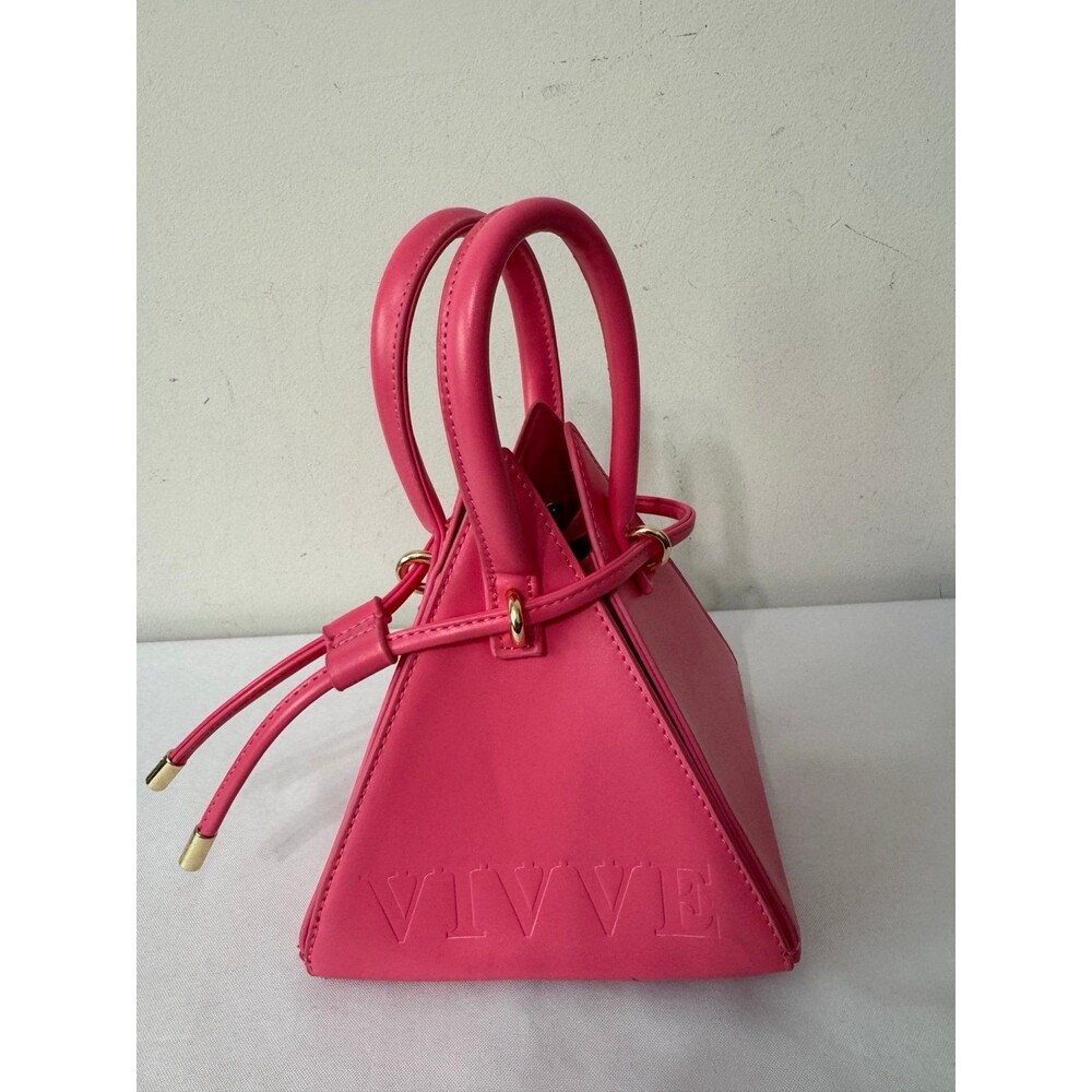 PYRAMID BAG BY VIVVE BRIGHT PINK new